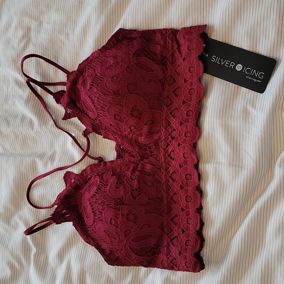 Silver icing date night bralette - Picture 1 of 3